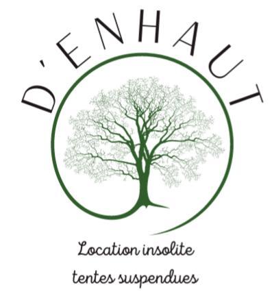 D'En Haut Tentes Suspendues Hotel Saint-Pardoux-lʼOrtigier Eksteriør billede